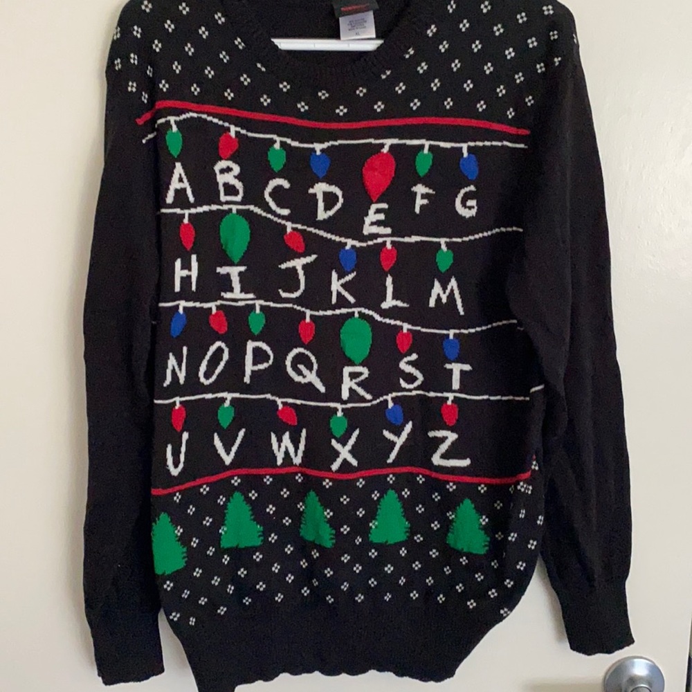 Stranger Things Christmas sweater